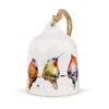 Demdaco Hummers On A Wire Small Ceramic Bell -Charming Home Shop Hummingbirds Illustration on White Ceramic Bell 1004610063 01