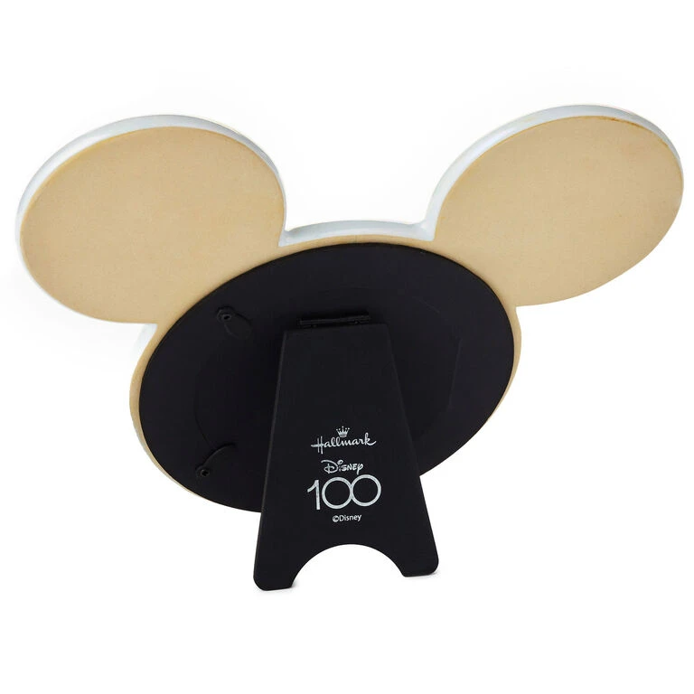 Hallmark Disney 100 Years Of Wonder Mickey Ears Ceramic Picture Frame, 4x4 4 Hallmark Disney 100 Years Of Wonder Mickey Ears Ceramic Picture Frame, 4x4 - Image 2