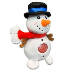 Jellyroos Powder The Snowman Squeezable Plush Toy -Charming Home Shop Jellyroos Powder the Snowman Squeezable Plush Toy JLR1072 02