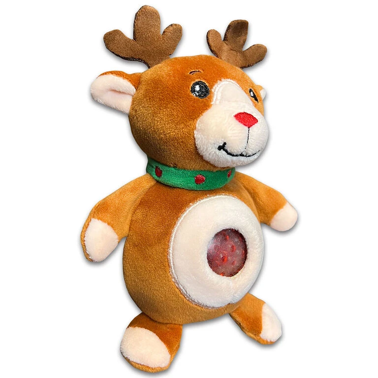 Jellyroos Rudolph The Reindeer Squeezable Plush Toy 4 Jellyroos Rudolph The Reindeer Squeezable Plush Toy - Image 2