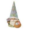 Enesco Jim Shore Gnome With Easter Basket Figurine, 4.9" -Charming Home Shop Jim Shore Easter Gnome With Basket Figurine 6012438 01