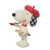 Enesco Jim Shore Peanuts Mini Snoopy Artist Figurine, 3.25" 2 Enesco Jim Shore Peanuts Mini Snoopy Artist Figurine, 3.25" -Charming Home Shop Jim Shore Peanuts Mini Snoopy Artist Figurine 6011956 01