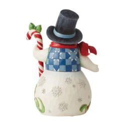 Enesco Jim Shore Snowman With Candy Cane Figurine, 8.7" -Charming Home Shop Jim Shore Snowman With Candy Cane Figurine 6013686 02