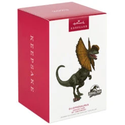 Hallmark Jurassic Park 30th Anniversary Dilophosaurus Ornament -Charming Home Shop Jurassic Park Dilophosaurus Keepsake Ornament 1999QXI7207 04