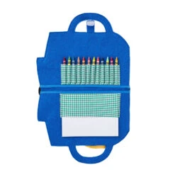 Mud Pie Kids Truck Art Folio Case 5 Mud Pie Kids Truck Art Folio Case -Charming Home Shop Kids Felt Truck Art Case With Crayons and Paper 12600209T 02