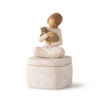 Willow Tree Kindness Girl With Cat Figurine Keepsake Box 1 Willow Tree Kindness Girl With Cat Figurine Keepsake Box -Charming Home Shop Kindness Girl Figurine Keepsake Box 28178 01