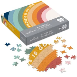 Hallmark Kindness Is Golden 550-Piece Jigsaw Puzzle 5 Hallmark Kindness Is Golden 550-Piece Jigsaw Puzzle -Charming Home Shop Kindness Is Golden Rainbow 550Piece Jigsaw Puzzle 1PUZ1423 02
