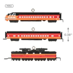 Hallmark Mini Lionel® Milwaukee Road EP-2 Passenger Ornaments, Set Of 3 -Charming Home Shop Lionel Trains Milwaukee Road Cars Keepsake Ornaments 2299QXM9287 03