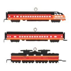 Hallmark Mini Lionel® Milwaukee Road EP-2 Passenger Ornaments, Set Of 3 -Charming Home Shop Lionel Trains Milwaukee Road Cars Keepsake Ornaments 2299QXM9287 06