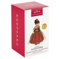 Hallmark Madame Alexander Golden Holiday Celebration Ornament -Charming Home Shop Madame Alexander Doll Keepsake Ornament 1899QXR8087 04