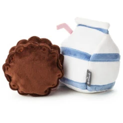 Hallmark Better Together Milk And Cookie Magnetic Plush, 6" -Charming Home Shop Milk Carton and Chocolate Cookie Magnetic Plush 1KID1642 03
