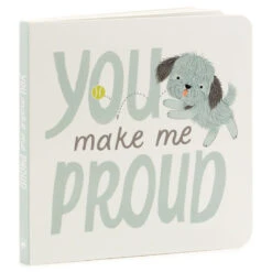Hallmark MopTops Shaggy Dog Stuffed Animal With You Make Me Proud Board Book -Charming Home Shop MopTops Dog Plush Stuffed Animal Board Book 1KID1532 04