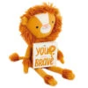 Hallmark MopTops Lion Stuffed Animal With You Are Brave Board Book -Charming Home Shop MopTops Plush Lion Stuffed Animal Board Book 1KID1530 01