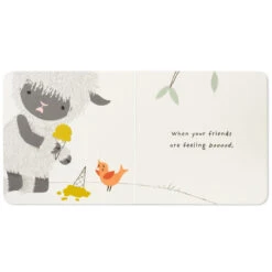 Hallmark MopTops Highland Sheep Stuffed Animal With You Are Kind Board Book -Charming Home Shop MopTops Plush Sheep Stuffed Animal Board Book 1KID1535 06