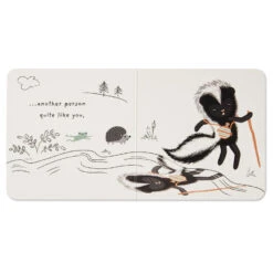 Hallmark MopTops Skunk Stuffed Animal With You Are Unique Board Book -Charming Home Shop MopTops Plush Skunk Stuffed Animal and Board Book 1KID2082 06