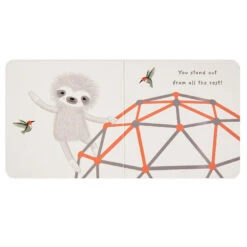 Hallmark MopTops Sloth Stuffed Animal With You Are The Best Board Book -Charming Home Shop MopTops Plush Sloth Stuffed Animal and Board Book 1KID2083 06