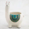 Natural Life Cream Ceramic Llama Planter -Charming Home Shop Natural Life Cream Ceramic Llama Planter PLNT073 01