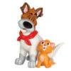 Hallmark Disney Oliver And Company 35th Anniversary Oliver And Dodger Ornament -Charming Home Shop Oliver and Company Dog and Cat Keepsake Ornament 1899QXD6559 01