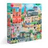 Eeboo Paris In A Day 1000-Piece Jigsaw Puzzle -Charming Home Shop Paris in a Day 1000Piece Jigsaw Puzzle PZTPD2 01