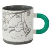 Hallmark Peanuts® All The Happy Snoopy Mug, 16oz. -Charming Home Shop Peanuts Gray and Green All the Happy Snoopy Mug 1PAJ3537 01