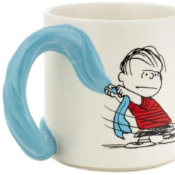 Hallmark Peanuts® Linus And Snoopy Dimensional Blanket Mug, 17 Oz. -Charming Home Shop Peanuts Linus and Snoopy Dimensional Blanket Mug 1PAJ2159 03