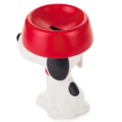 Hallmark Peanuts® Snoopy With Dog Dish Ceramic Coin Bank -Charming Home Shop Peanuts Snoopy With Dog Dish Ceramic Bank 1PAJ3513 02