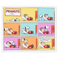 Hallmark Peanuts® Snoopy And Linus Comic Strip Throw Blanket, 50x60 7 Hallmark Peanuts® Snoopy And Linus Comic Strip Throw Blanket, 50x60 -Charming Home Shop Peanuts Snoopy and Linus Comic Strip Throw Blanket 1PAJ3509 03