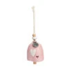 Demdaco Mini Inspired Bell, Mom -Charming Home Shop Pink Mom Mini Stoneware Bell 1008010006 01
