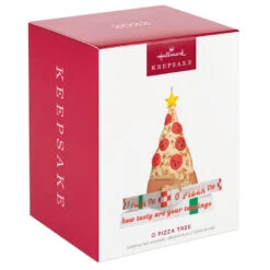 Hallmark O Pizza Tree Ornament 11 Hallmark O Pizza Tree Ornament -Charming Home Shop Pizza Christmas Tree on Boxes Keepsake Ornament 1799QGO2857 04