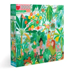 Eeboo Plant Ladies 1000-Piece Square Jigsaw Puzzle