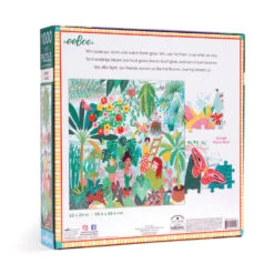 Eeboo Plant Ladies 1000-Piece Square Jigsaw Puzzle -Charming Home Shop Plant Ladies 1000Piece Square Jigsaw Puzzle PZTPTL 03