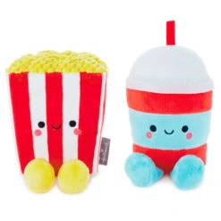 Hallmark Better Together Popcorn And Slushie Magnetic Plush, 5" -Charming Home Shop Popcorn and Slushie Magnetic Plush 1KID2090 03
