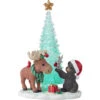 Precious Moments It Moose Be Christmastime Light-Up Figurine, 8" -Charming Home Shop Precious Moments Moose and Bear LightUp Figurine 231405 01