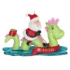 Hallmark Just Believe Ornament -Charming Home Shop Santa on Loch Ness Monster Keepsake Ornament 2199QGO2859 01