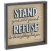 Hallmark Schitt's Creek® Moira Rose Quote Wood Sign, 11.75x11.75 -Charming Home Shop Schitts Creek Stand Your Ground Wood Quote Sign 1PCL1022 01