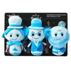 Hallmark Itty Bittys® Disney The Haunted Mansion Ghosts Glow-in-the-Dark Plush, Set Of 3 -Charming Home Shop Set of 3 Haunted Mansion Ghosts Plush itty bittys 1KHW1028 06
