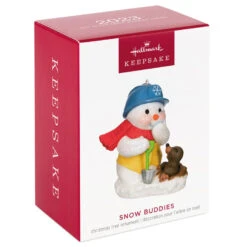 Hallmark Snow Buddies 2023 Ornament 11 Hallmark Snow Buddies 2023 Ornament -Charming Home Shop Snowman and Gopher Keepsake Ornament 1799QXR8037 04