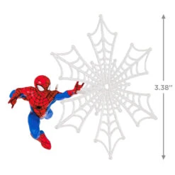 Hallmark Marvel Spider-Man Spidey Spins A Snowflake Ornament -Charming Home Shop Spiderman Snowflake Keepsake Ornament 1999QXI7467 03