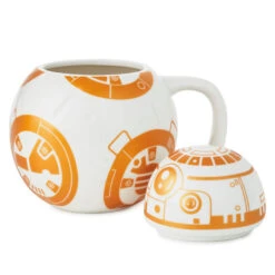 Hallmark Star Wars™ BB-8™ Mug With Sound, 14 Oz. 7 Hallmark Star Wars™ BB-8™ Mug With Sound, 14 Oz. -Charming Home Shop Star Wars BB8 Ceramic Mug With Sound Effects Lid 1SHP2167 03