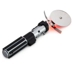 Hallmark Star Wars™ Lightsaber™ Pizza Cutter With Sound -Charming Home Shop Star Wars Vader Lightsaber Pizza Cutter With Sound 1SHP2165 03