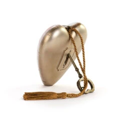 Demdaco Strong Beautiful You Art Heart With Key Stand -Charming Home Shop Strong Beautiful You Heart Sculpture With Key 1003480430 03