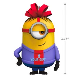 Hallmark Minions The Gift Of Stuart Musical Ornament -Charming Home Shop Stuart in Ugly Christmas Sweater Keepsake Ornament 1899QXI7397 03
