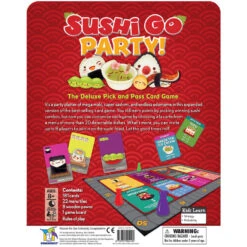 Sushi Go Party! Card Game -Charming Home Shop Sushi Go Party Card Game 419 03