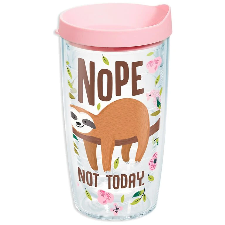 Tervis Nope Not Today Sloth Tumbler, 16 Oz. 3 Tervis Nope Not Today Sloth Tumbler, 16 Oz.