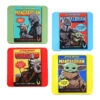 Star Wars: The Mandalorian Comic Book Cover Coasters, Set Of 4 -Charming Home Shop The Mandalorian Coaster Set 17446 01