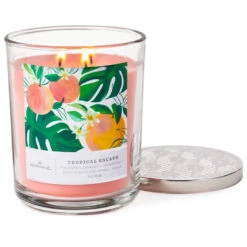 Hallmark Tropical Escape 3-Wick Jar Candle, 16 Oz. -Charming Home Shop Tropical Escape 3Wick Jar Candle 1BGC1051 02