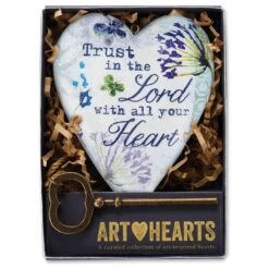 Trust In The Lord Art Heart Sculpture, 4" -Charming Home Shop Trust in the Lord Art Heart Sculpture 4 root 1003480068 1003480068 1470 4.jpg Source Image