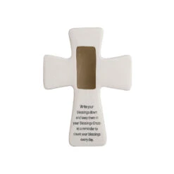 Roman Trust In The Lord Porcelain Prayer Cross -Charming Home Shop Trust in the Lord Porcelain Prayer Cross 223622 03
