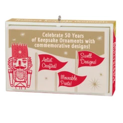 Hallmark Nifty Fifties Keepsake Ornaments Special Edition Ornament -Charming Home Shop Vintage Box of Nutcrackers Keepsake Ornament 2099QGO2819 06