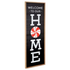 Hallmark Welcome Home Front Porch Sign With Seasonal Decorations, 16.5x47.25 -Charming Home Shop Welcome Home Front Porch Decor With Seasonal Decorations 1SNN1083 03